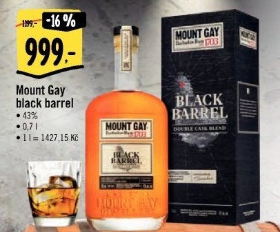 Rum Black Barrel Mount Gay