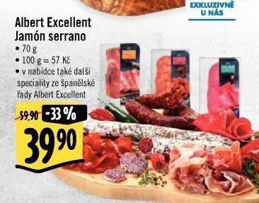Šunka Jamón Serrano Albert Excellent