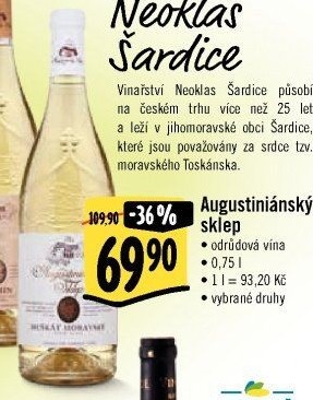 Vína Augustiniánský sklep