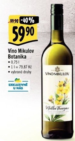 Vína Botanika Víno Mikulov