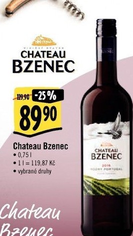 Vína Chateau Bzenec