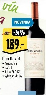 Vína El Esteco Don David