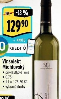 Vína Vinselekt Michlovský - přívlastková