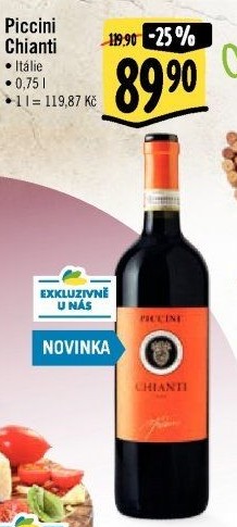 Víno Chianti Piccini