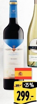 Víno Crianza Rioja Marques de Griňon