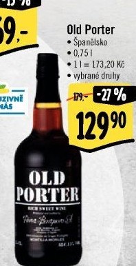 Víno Old Porter