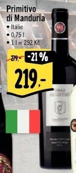 Víno Primitivo di Manduria