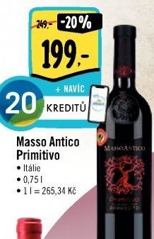 Víno Primitivo Masso Antico