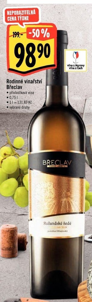 Víno Vinařství Břeclav - přívlastková