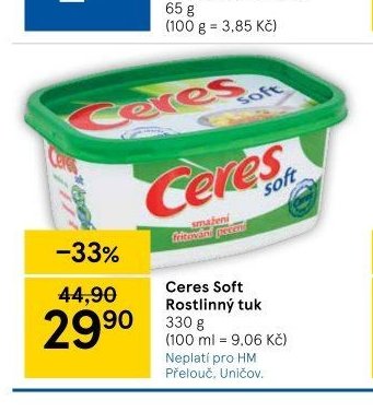 Ceres Soft Rostlinný tuk