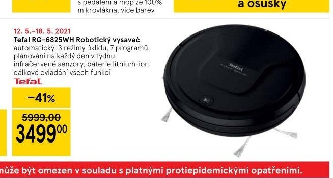 Tefal RG-6825WH Robotický vysavač