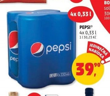 PEPSI 4x 0,33 l
