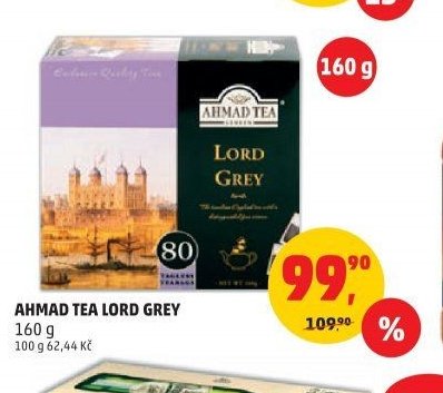 AHMAD TEA LORD GREY 160 g