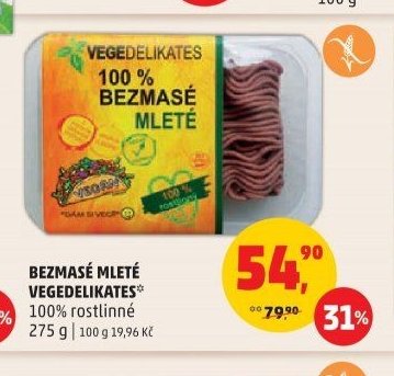 Bezmasé mleté Vegedelikates