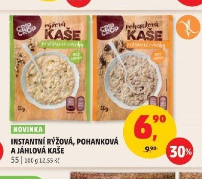 INSTANTNÍ RÝŽOVÁ, POHANKOVÁ A JÁHLOVÁ KAŠE