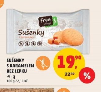 SUŠENKY S KARAMELEM BEZ LEPKU