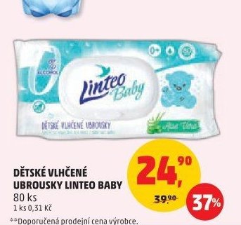 Dětské vlhčené ubrousky Linteo Baby