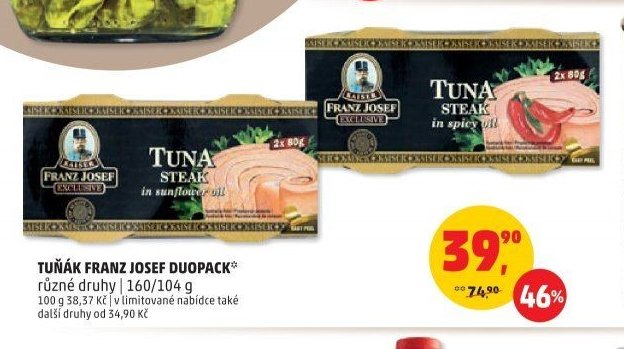 Tuňák Franz Josef duopack