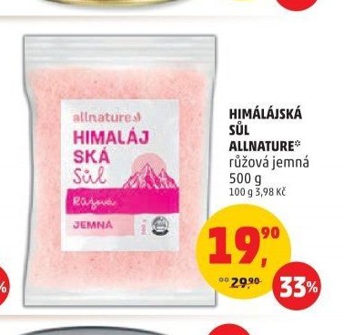 Himálajská sůl Allnature