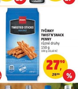 TYČINKY TWIST'N'SNACK PENNY