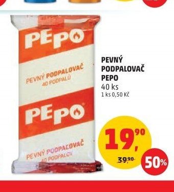 PEVNÝ PODPALOVAČ PEPO