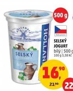 Bílý jogurt selský Hollandia