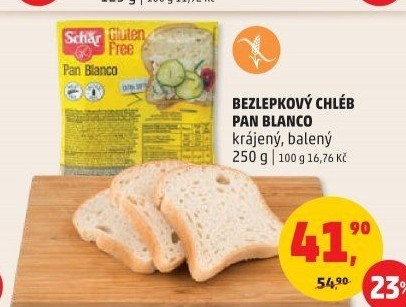 Chléb bez lepku Pan Blanco Schär