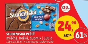 Čokoláda Studentská pečeť Orion