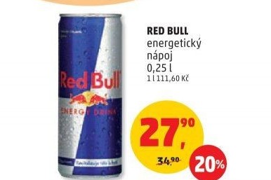 Energetický nápoj Red Bull