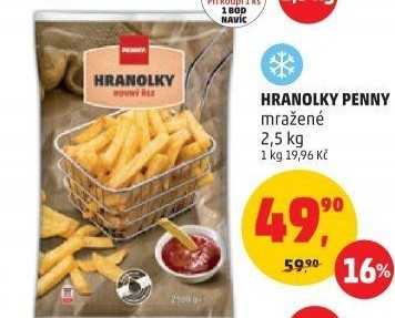 Hranolky mražené Penny