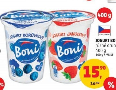 Jogurt ochucený Boni