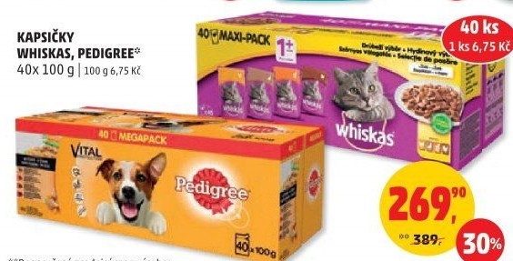 Kapsičky pro kočky Whiskas