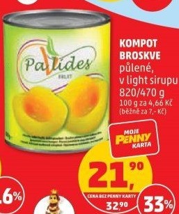 Kompot broskve Pavlides