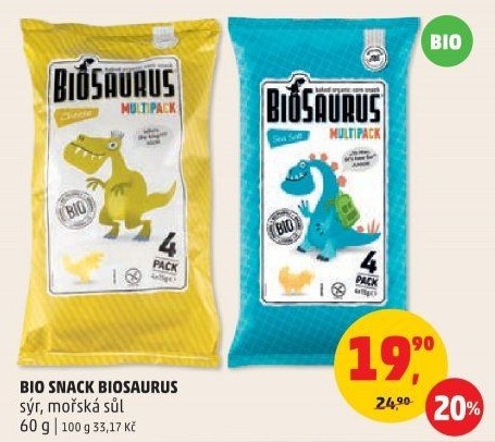 Křupky kukuřičné bez lepku Biosaurus