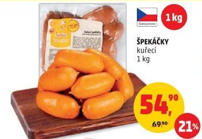 Kuřecí špekáčky DZ Klatovy