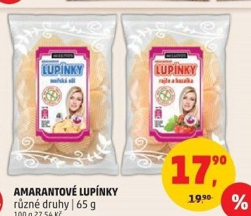 Lupínky amarantové Nový věk