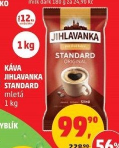 Mletá káva Standard Jihlavanka