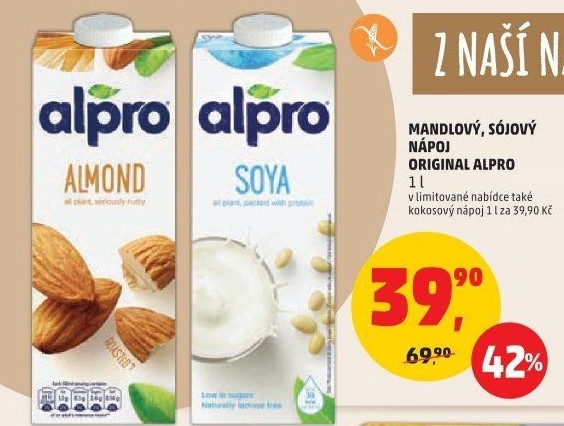 Nápoj mandlový Alpro Soya