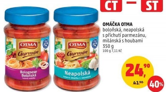 Omáčky hotové Gurmán Otma
