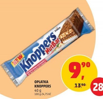 Oplatky Knoppers NutBar Storck