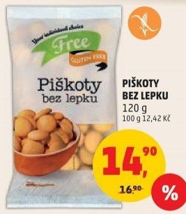 Piškoty bez lepku