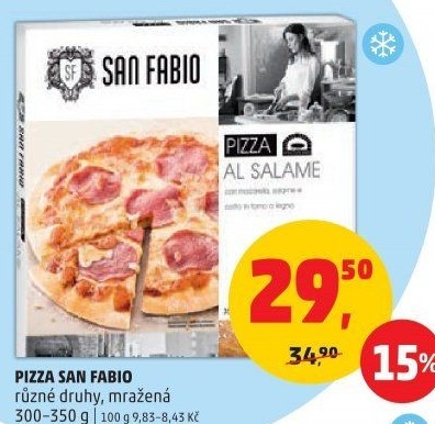 Pizza mražená San Fabio
