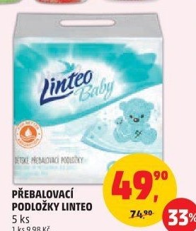 Podložky přebalovací Baby Linteo