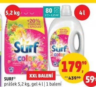 Prací prášek Surf