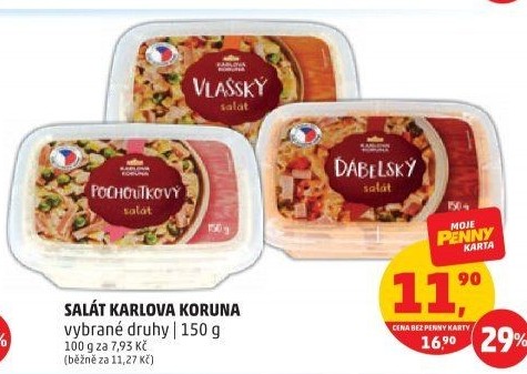 Saláty Karlova Koruna