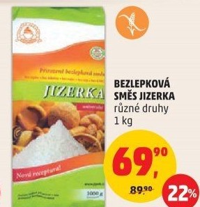 Směs bez lepku Jizerka Jizerské pekárny