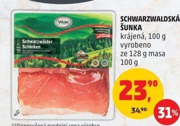 Šunka schwarzwaldská Wein
