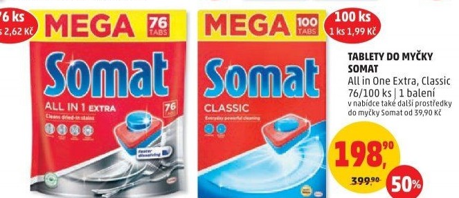 Tablety do myčky All in 1 Extra Somat