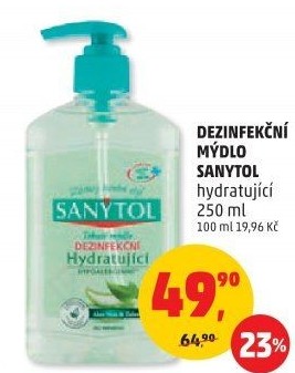 Tekuté dezinfekční mýdlo Sanytol