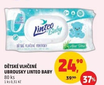 Vlhčené ubrousky dětské Linteo Baby